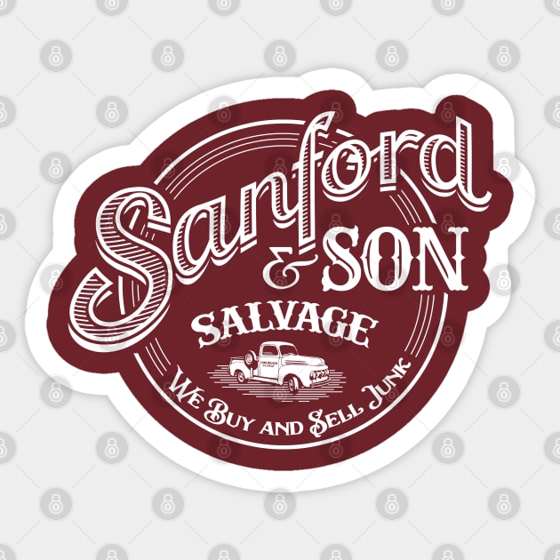 Sanford and Son Salvage Sticker by tonynichols